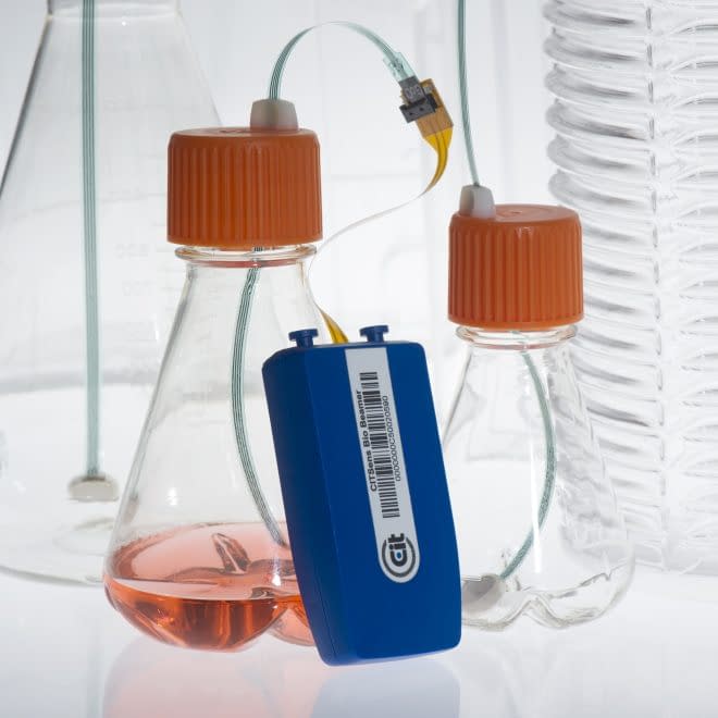 CITSens Bio disposable glucose sensor in shake flask